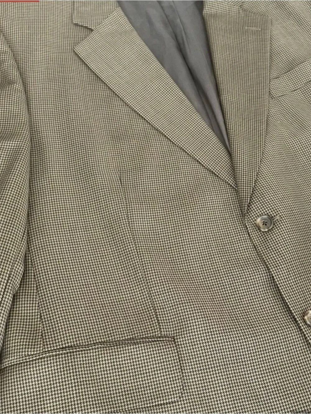 Jack Victor Rothmans Union Square Wool Houndstooth Blazer 48R
